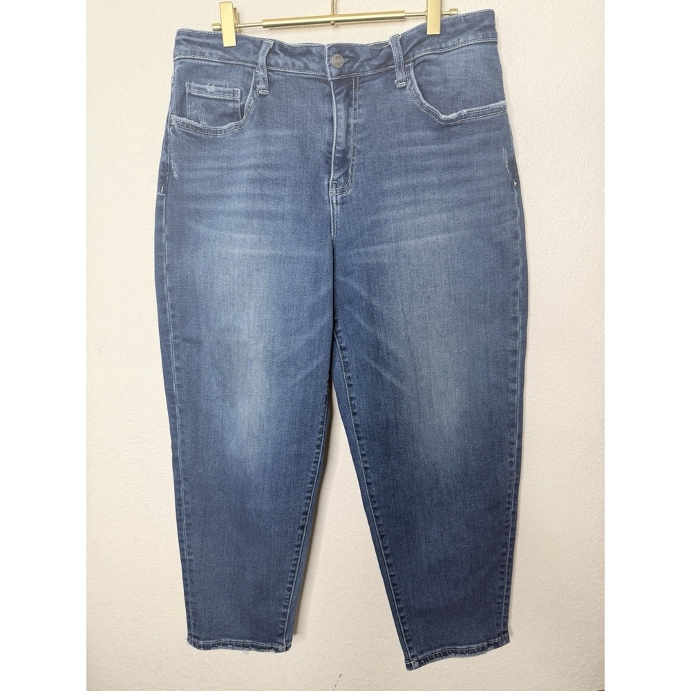 Lovervet By Vervet Denim Barrow Leg‎ Jeans Women's Size 32/15 High Rise Baggy